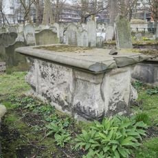 Chest Tomb With Memento Mori Carving, South Enclosure