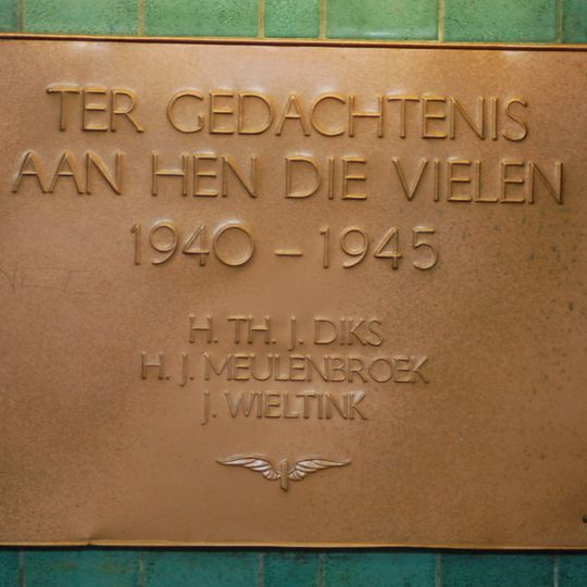 Plaquette in het NS-station