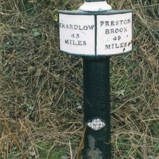 Trent And Mersey Canal Milepost At Sj 9493 2888