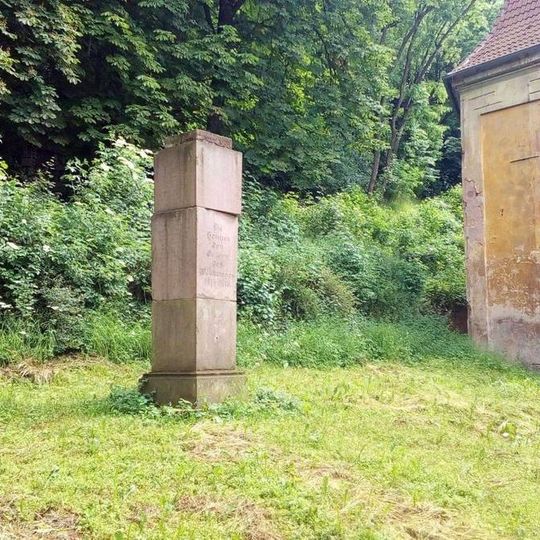 Pomník padlým v Kryrech u kostela