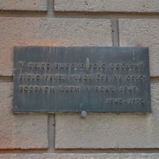 Železničné riaditeľstvo, tabuľa pamätná