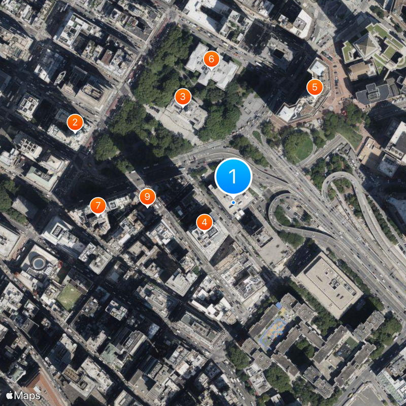 Actors Studio Drama School at Pace University Map