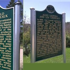 Aldo Leopold Historical Marker