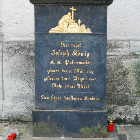 Hardegg Grabdenkmal Joseph König