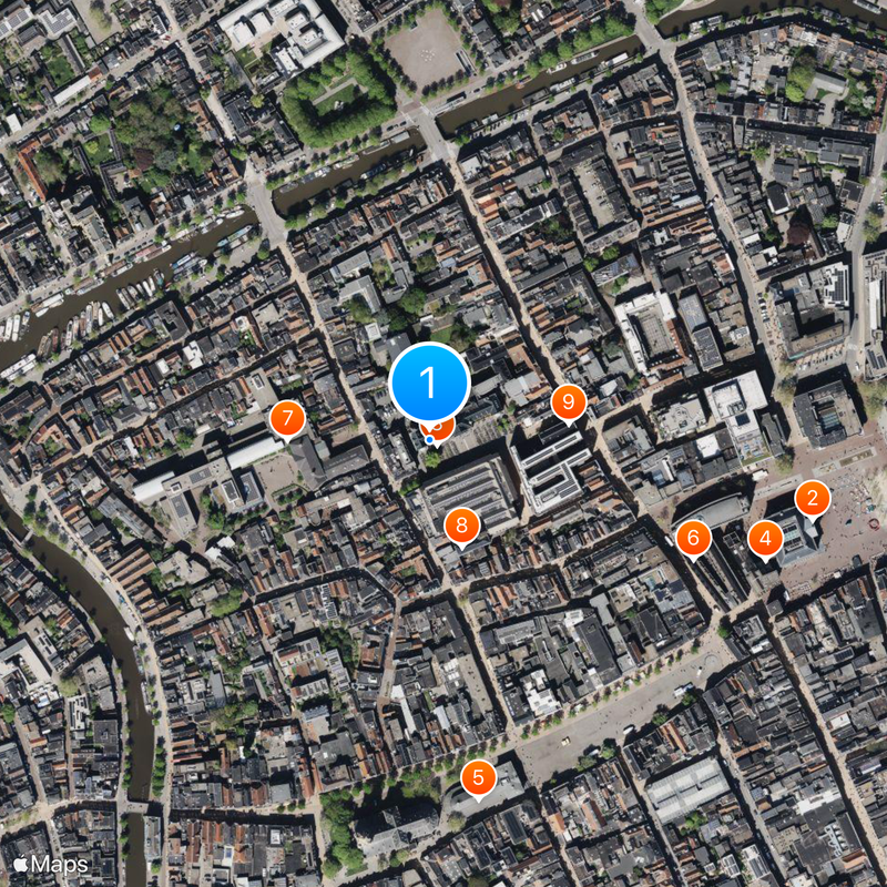 University of Groningen Map