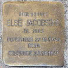 Stolperstein dedicated to Else Jacobsohn