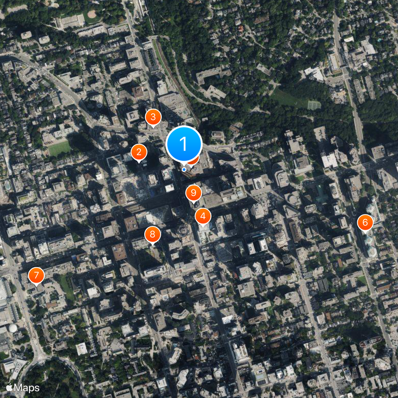 Toronto Public Library Map