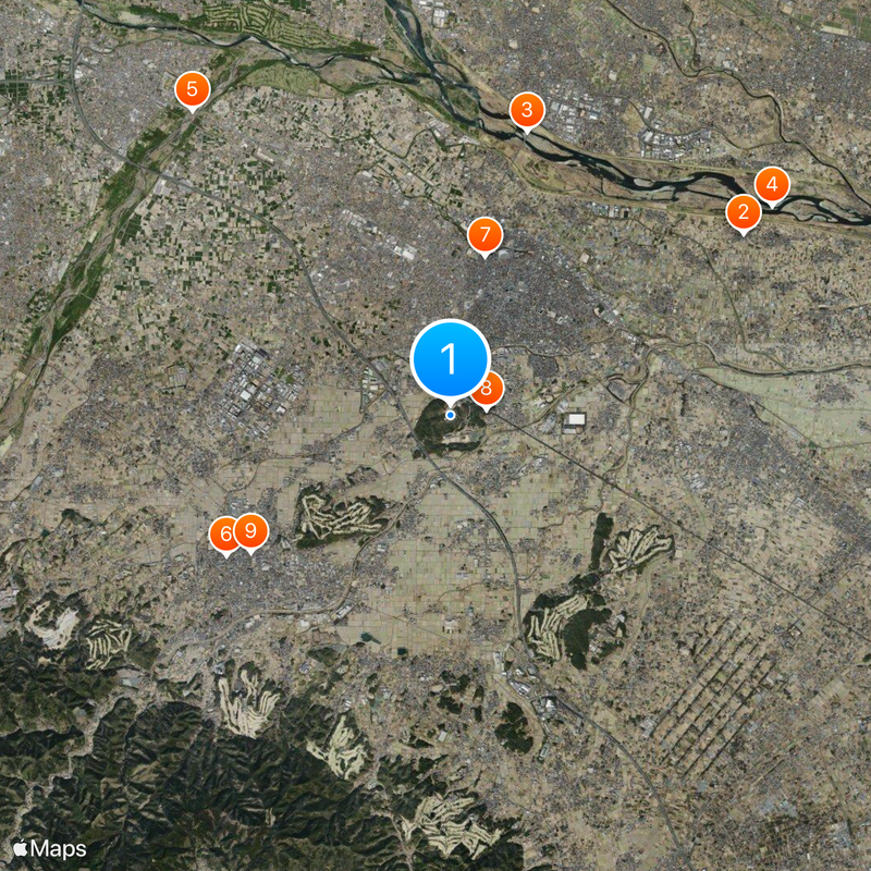 Waseda University Honjo Senior High School Map