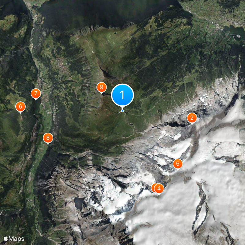 Kleine Scheidegg Mappa