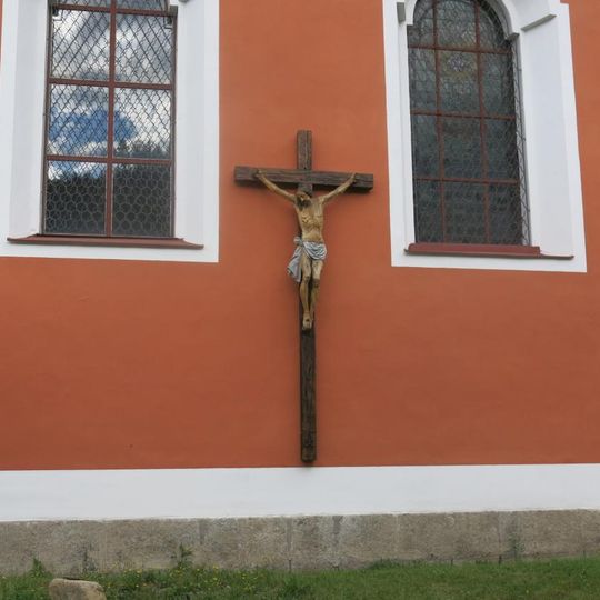 Kříž u kostela svatého Martina v Nejdku