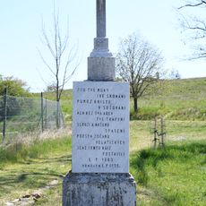 Wayside cross in Velatice