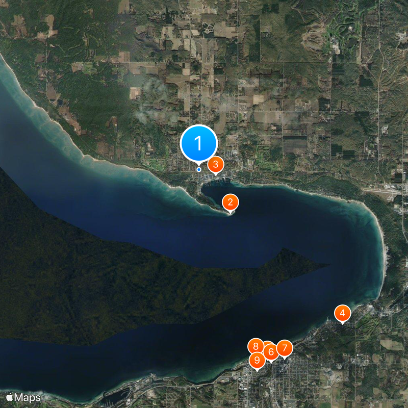 Harbor Springs Karte