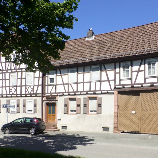 Half-timbered house at Lehrstrasse 7