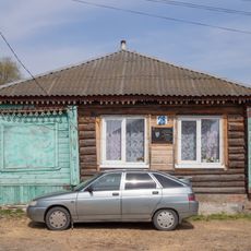 Дом, где в 1921-1940 гг. жил Герой Советского Союза И.К. Ошмарин (1921-1943) (Судогда)