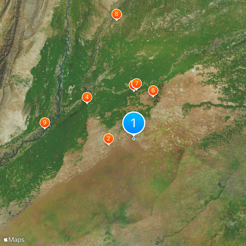 Distretto di Bahawalpur Mappa