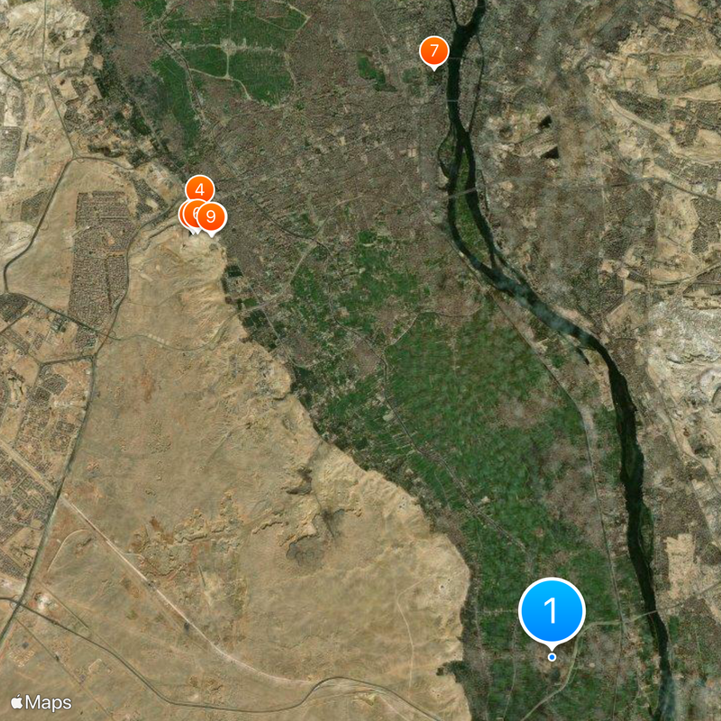 Statue of Ramesses II Mapa