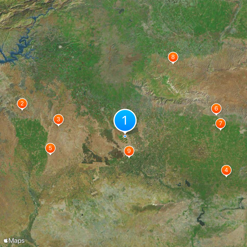 Zuidoost-Anatolië Kaart