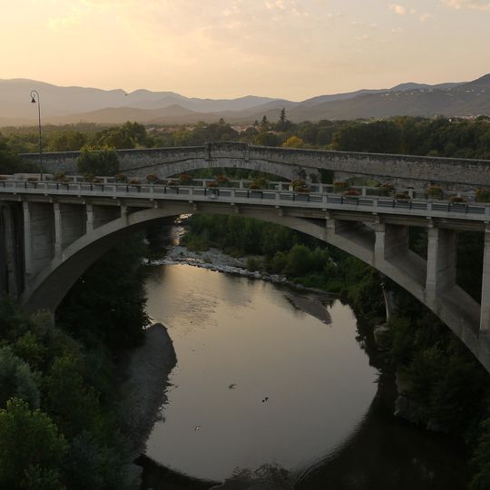 Road bridge of Céret
