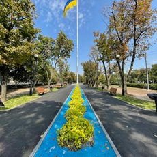 The highest flag of Ukraine