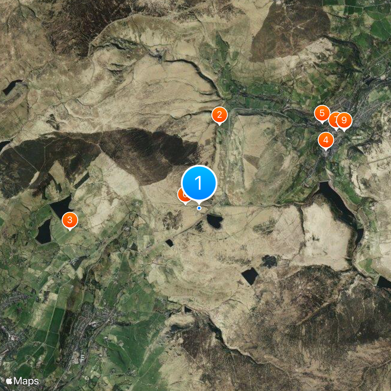 Standedge Tunnels Map