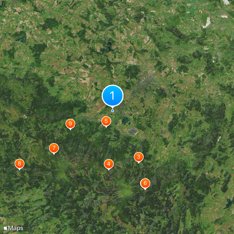 Karkonosze County Map