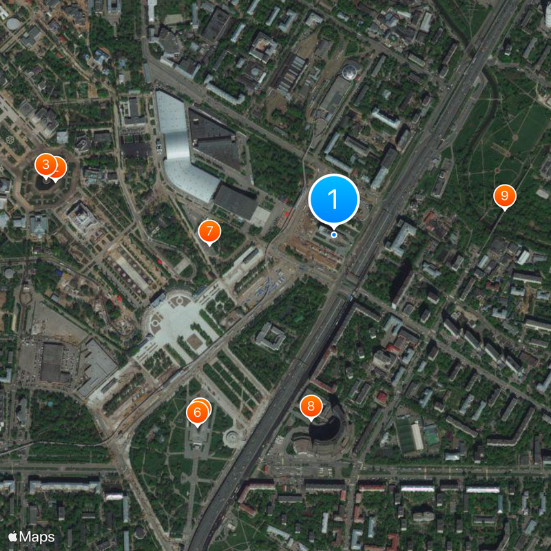 Worker and Kolkhoz Woman Map