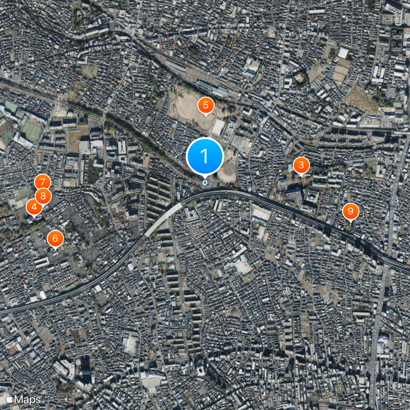 Tamagawa Aqueduct Mapa