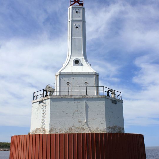Phare d'entrée supérieure de la voie navigable Keweenaw