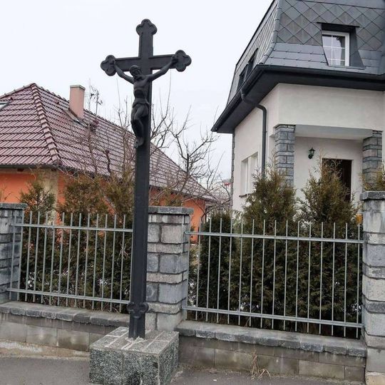 Cast-iron cross in Komárov