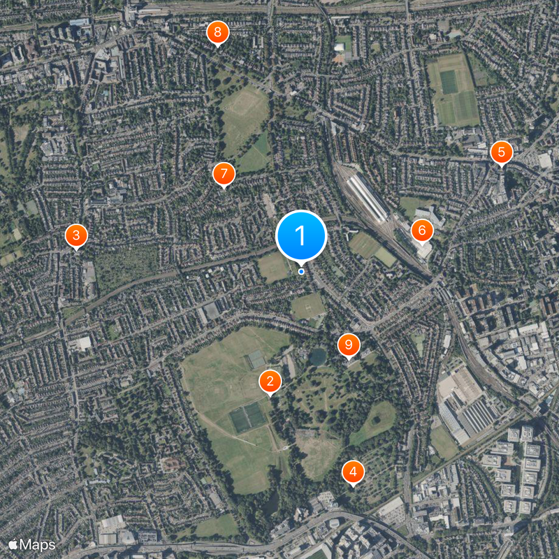 Embassy of North Korea, London Mappa