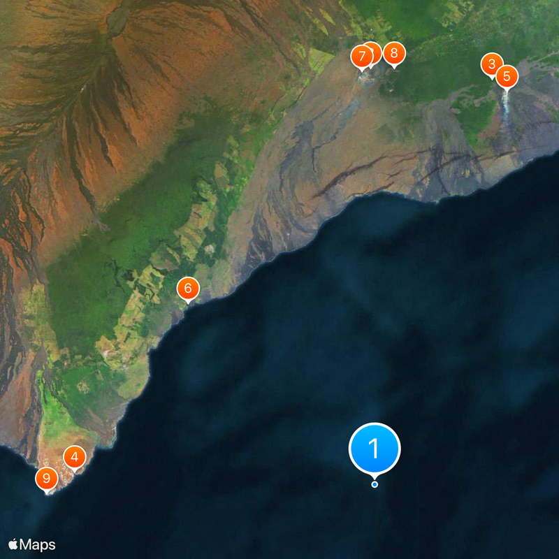 Hawaii hotspot Map