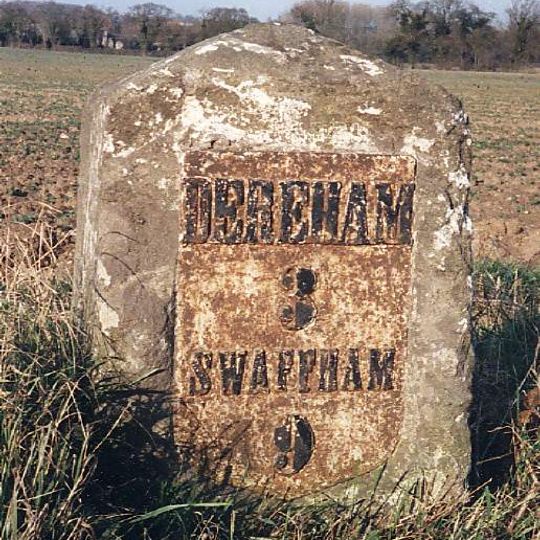 Milestone, E end of layby, 100yds E of Spring Cottage