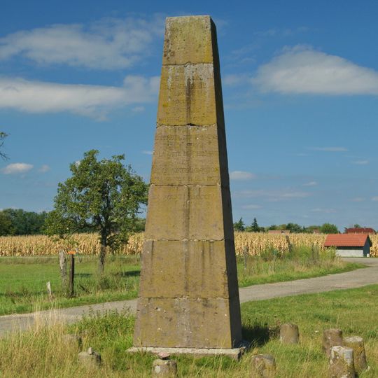 Oberhergheim geodetic monument