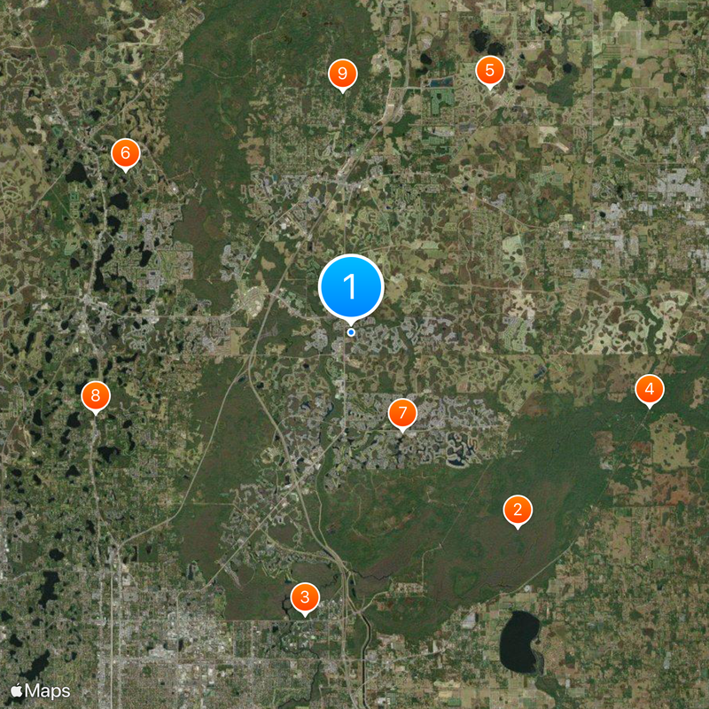 Wesley Chapel Map