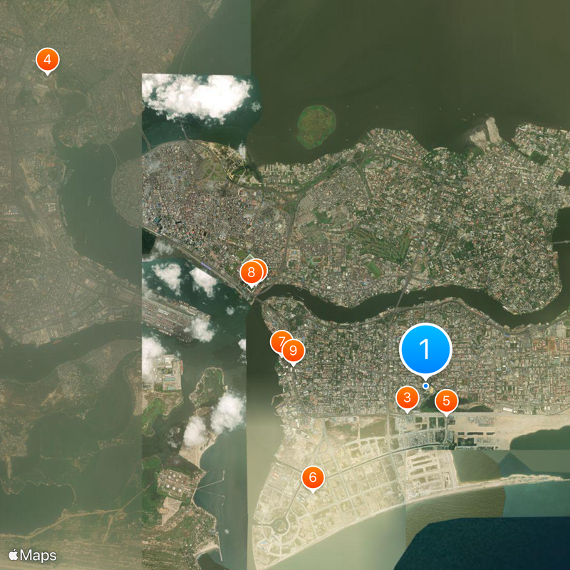 Eko Hotels & Suites Map