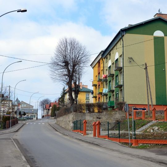 Ulica Juliusza Słowackiego w Sanoku