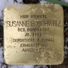 Stolperstein en memoria de Susanne Boschwitz