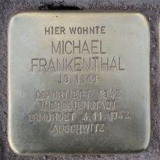 Stolperstein dedicated to Michael Frankenthal
