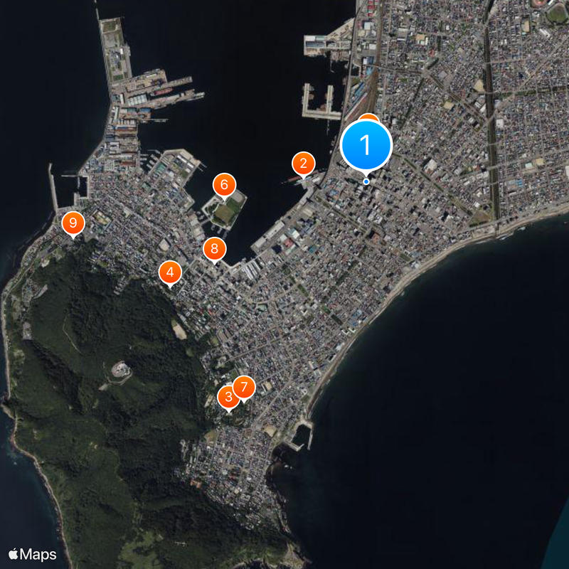 Japan National Route 5 Map