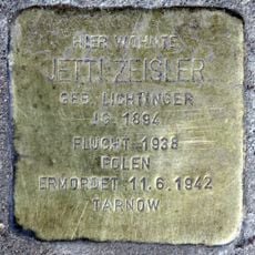 Stolperstein em memória de Jetti Zeisler
