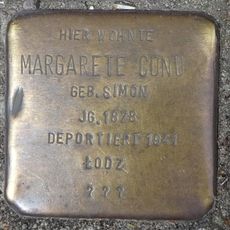 Stolperstein en memoria de Margarete Conu