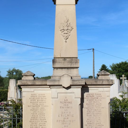 War memorial of Saint-Étienne-sur-Reyssouze