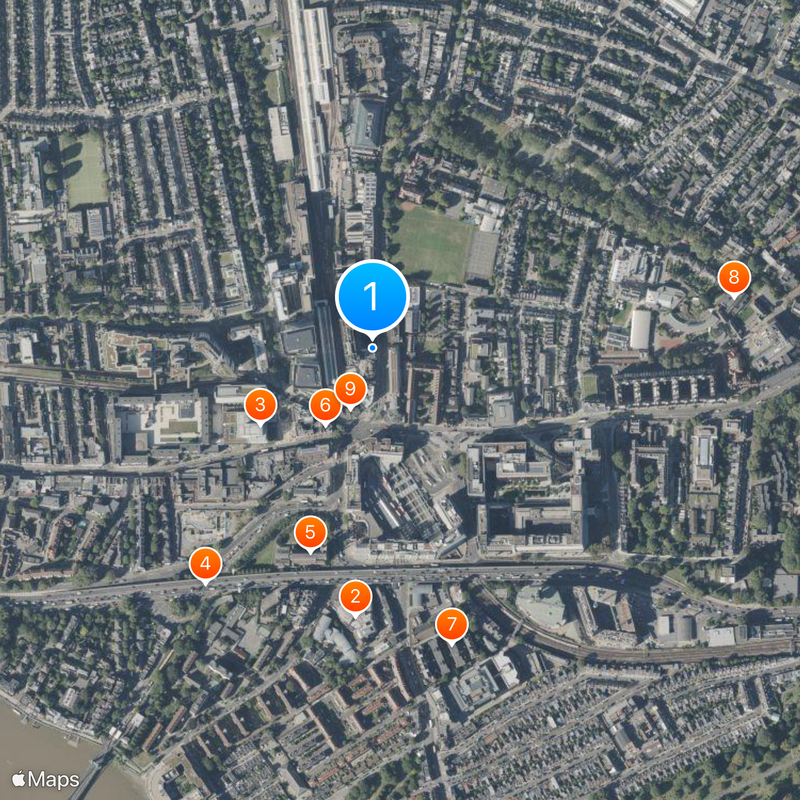 Hammersmith Palais Map
