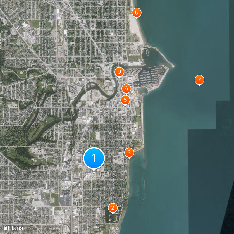 Sede de la Johnson Wax Mapa