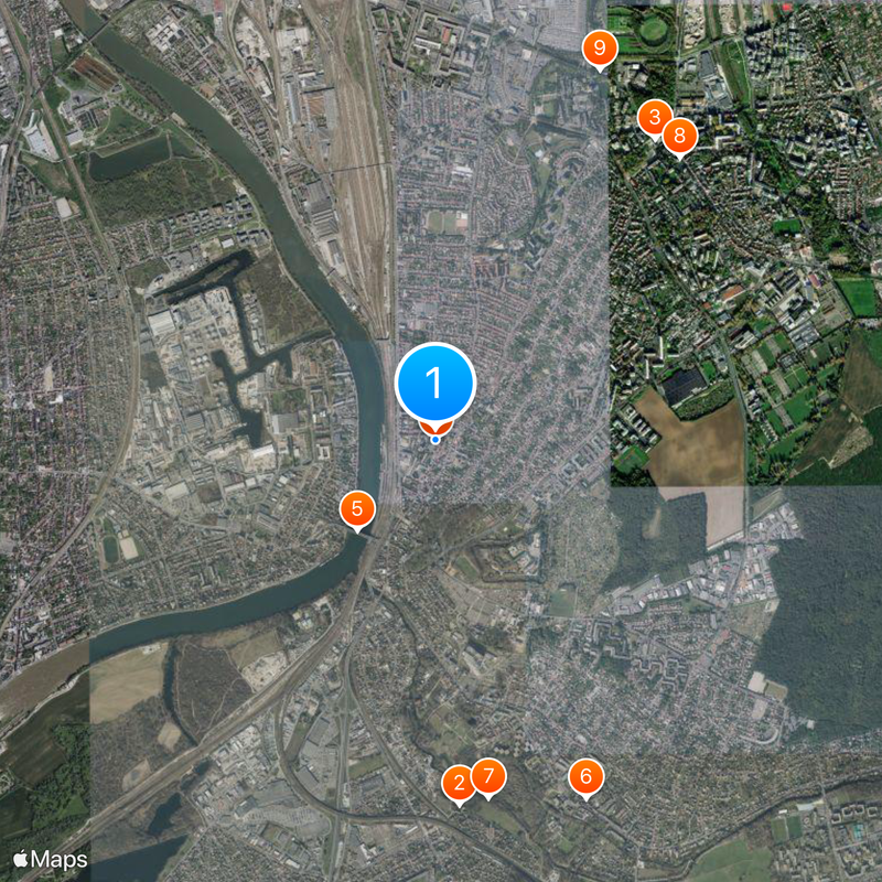 Villeneuve-Saint-Georges Mapa