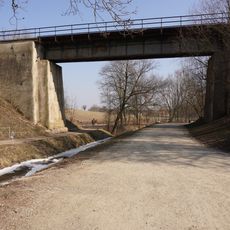 Railway bridge over the Bakovský potok in Královice