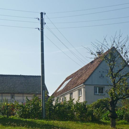 Südwestliche Scheune eines Bauernhofes Hauptstraße 40