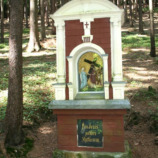 Křížová cesta, boží muka IIII v Přepychách v Dřízně