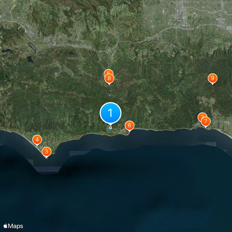 Universidad Pepperdine Mapa
