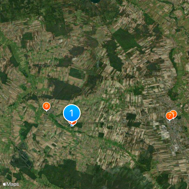 Kozłówka Palace Map